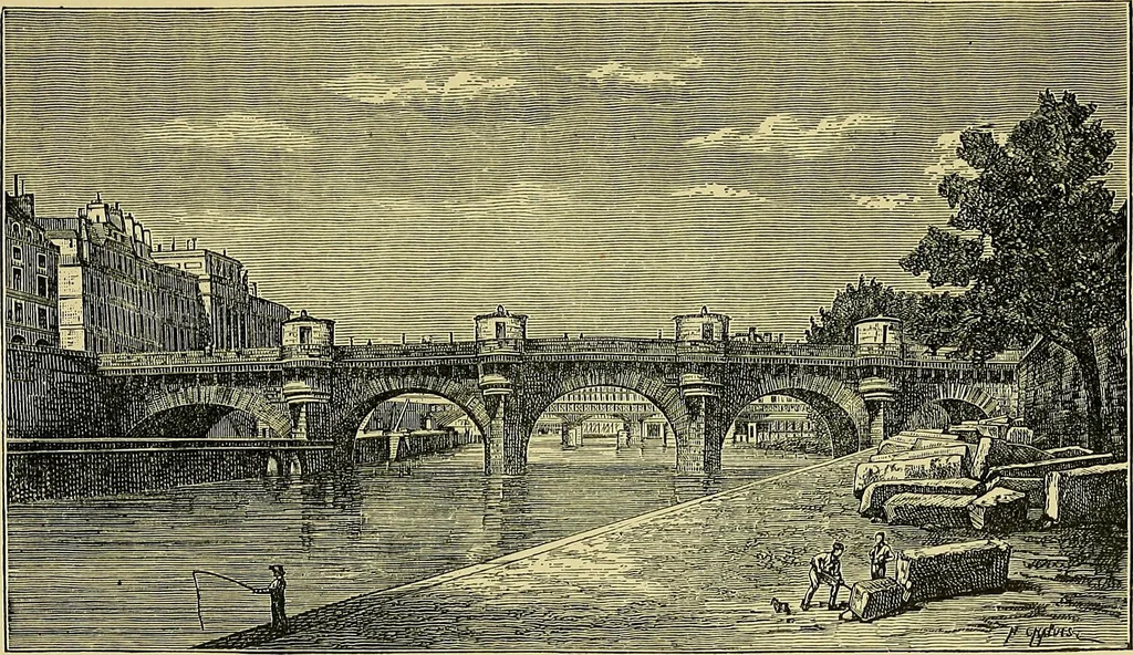 An illustration from Paris in old and present times, 1885, leaf 88