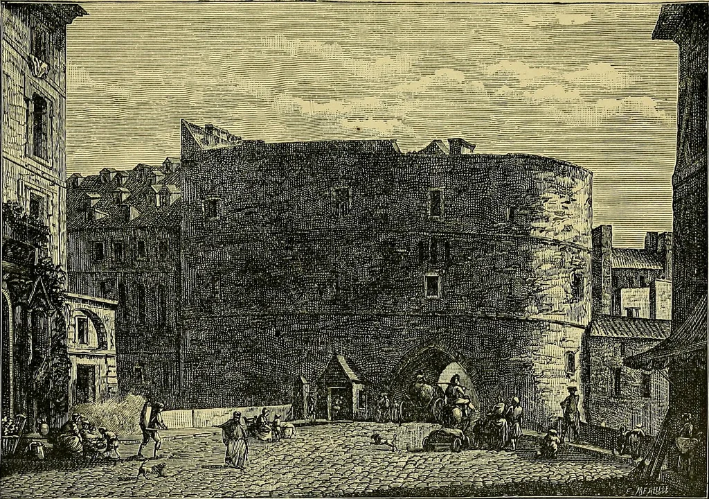 An illustration from Paris in old and present times, 1885, leaf 96