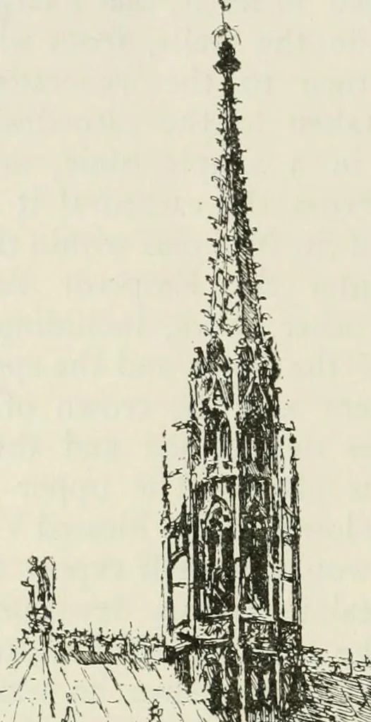 An illustration from Paris and its story, by T. Okey; illustrated by Katherine Kimball & O. F. M. Ward, 1904, leaf 119