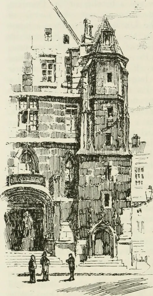 An illustration from Paris and its story, by T. Okey; illustrated by Katherine Kimball & O. F. M. Ward, 1904, leaf 123