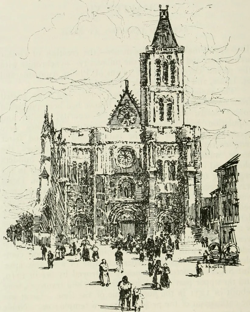 An illustration from Paris and its story, by T. Okey; illustrated by Katherine Kimball & O. F. M. Ward, 1904, leaf 131