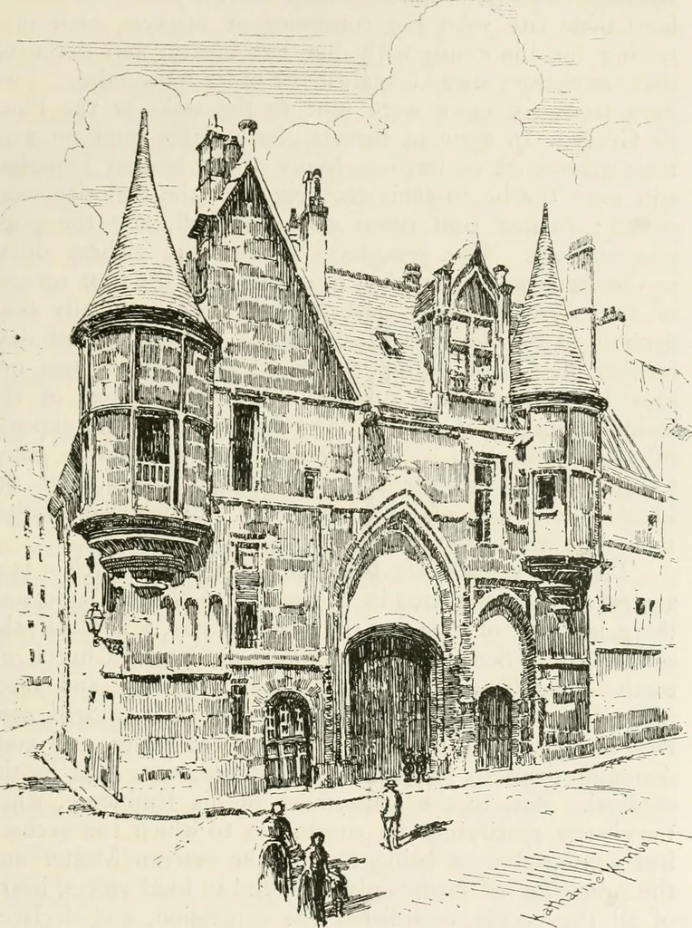 An illustration from Paris and its story, by T. Okey; illustrated by Katherine Kimball & O. F. M. Ward, 1904, leaf 174
