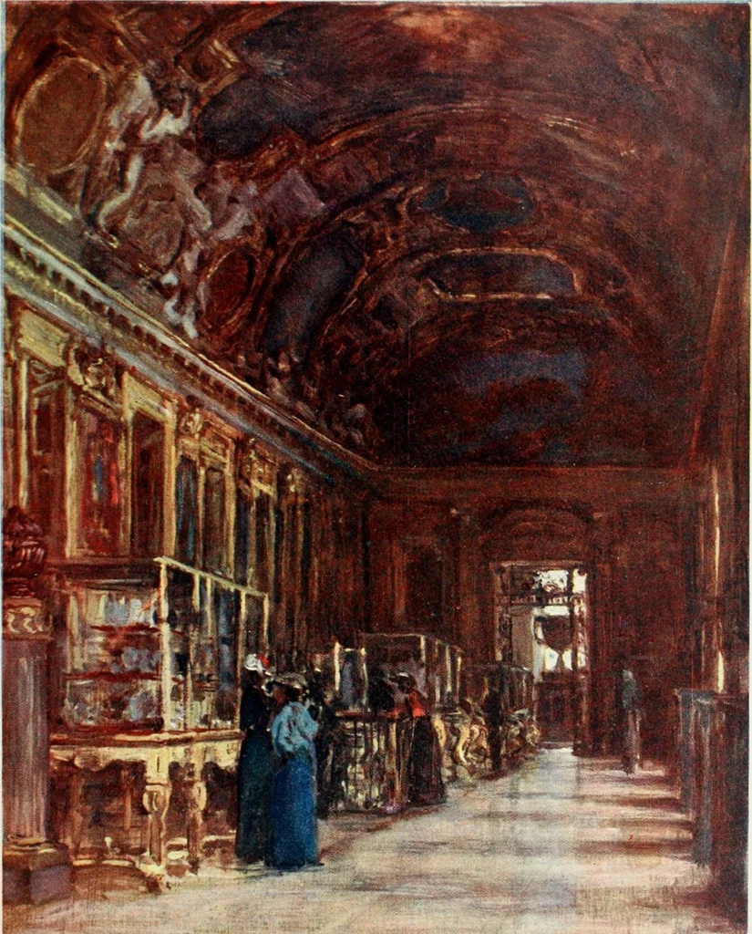 An illustration from Paris and its story, by T. Okey; illustrated by Katherine Kimball & O. F. M. Ward, 1904, leaf 256