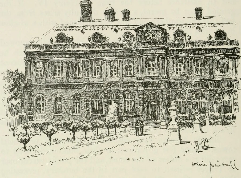 An illustration from Paris and its story, by T. Okey; illustrated by Katherine Kimball & O. F. M. Ward, 1904, leaf 259