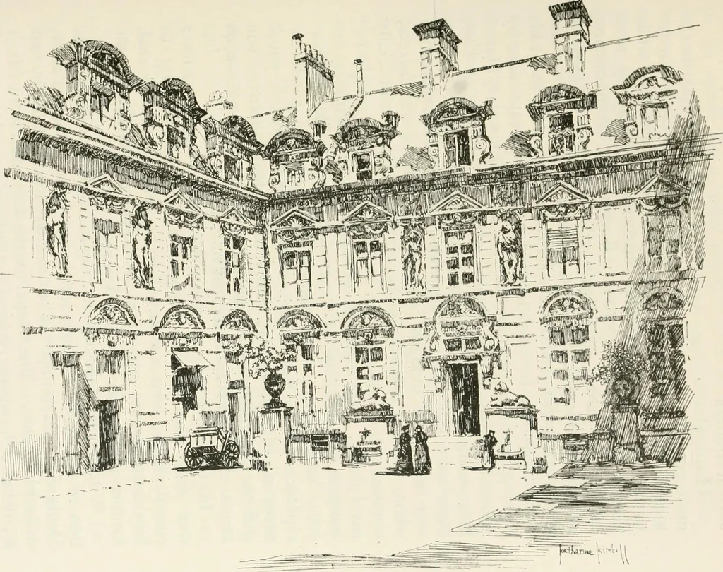 An illustration from Paris and its story, by T. Okey; illustrated by Katherine Kimball & O. F. M. Ward, 1904, leaf 276