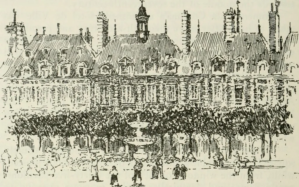 An illustration from Paris and its story, by T. Okey; illustrated by Katherine Kimball & O. F. M. Ward, 1904, leaf 281
