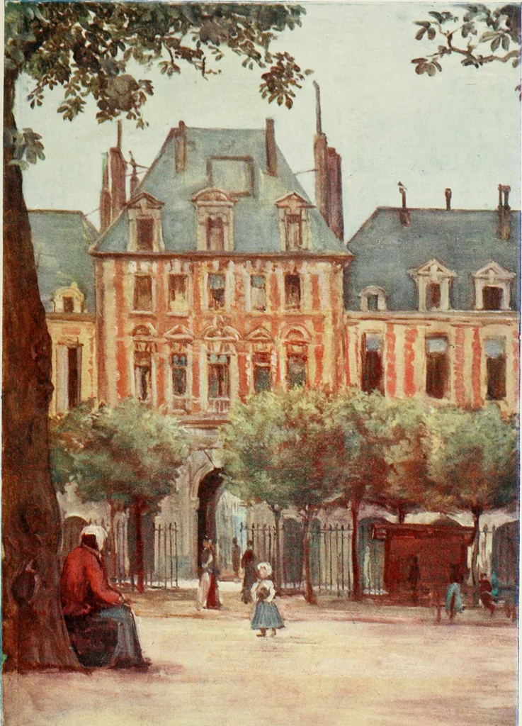 An illustration from Paris and its story, by T. Okey; illustrated by Katherine Kimball & O. F. M. Ward, 1904, leaf 282