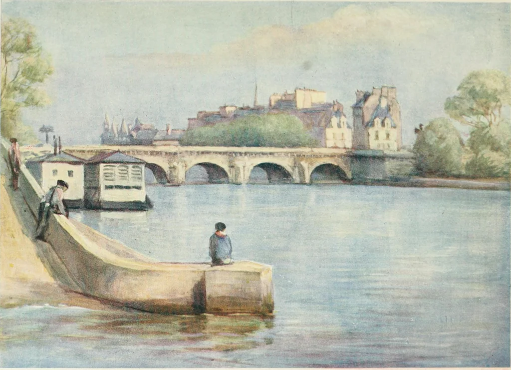 An illustration from Paris and its story, by T. Okey; illustrated by Katherine Kimball & O. F. M. Ward, 1904, leaf 292