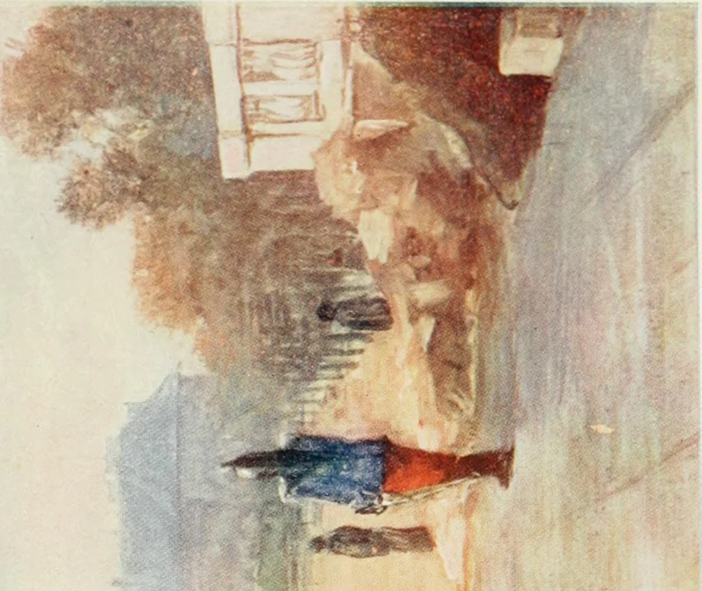 An illustration from Paris and its story, by T. Okey; illustrated by Katherine Kimball & O. F. M. Ward, 1904, leaf 332