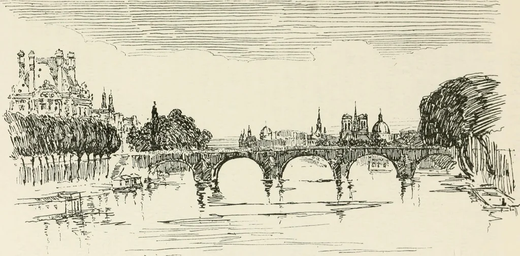 An illustration from Paris and its story, by T. Okey; illustrated by Katherine Kimball & O. F. M. Ward, 1904, leaf 336