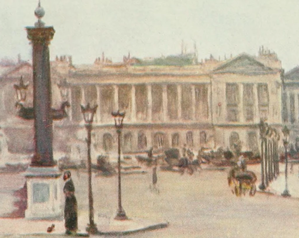 An illustration from Paris and its story, by T. Okey; illustrated by Katherine Kimball & O. F. M. Ward, 1904, leaf 378