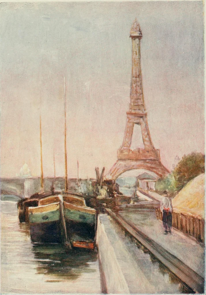 An illustration from Paris and its story, by T. Okey; illustrated by Katherine Kimball & O. F. M. Ward, 1904, leaf 385