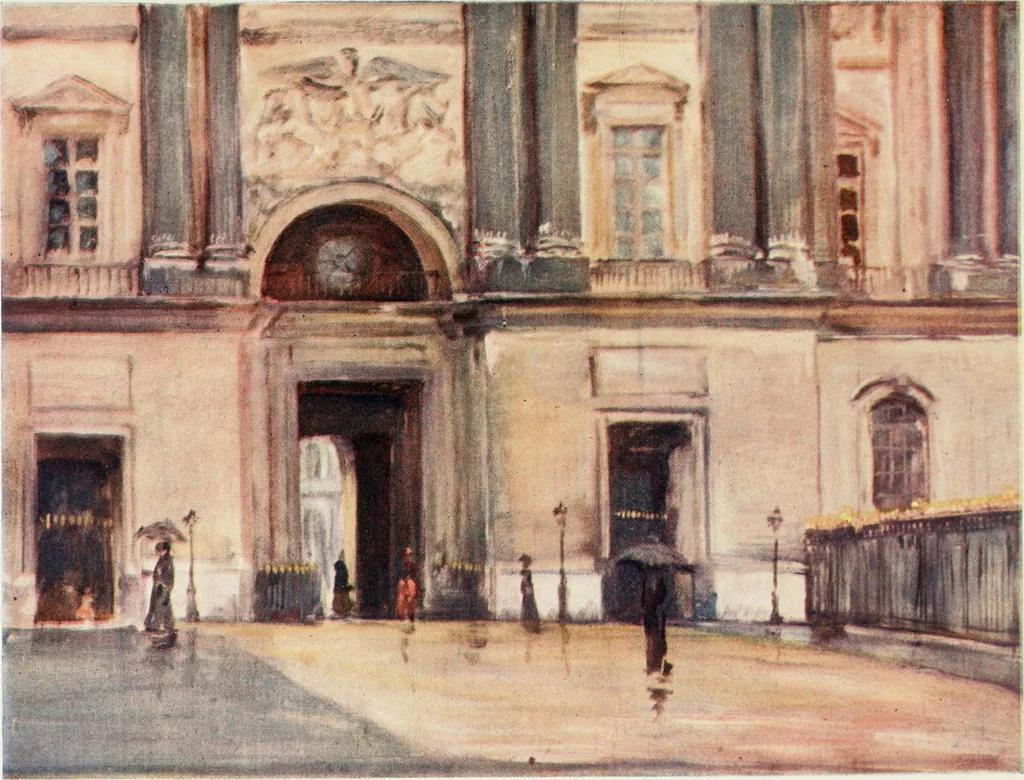 An illustration from Paris and its story, by T. Okey; illustrated by Katherine Kimball & O. F. M. Ward, 1904, leaf 402
