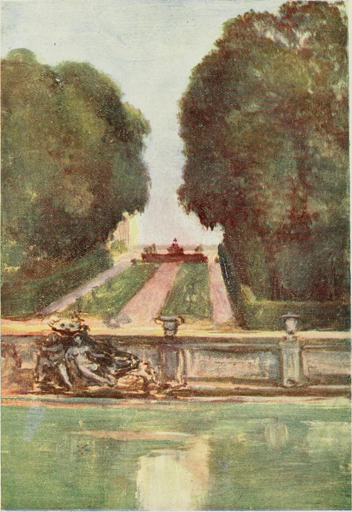 An illustration from Paris and its story, by T. Okey; illustrated by Katherine Kimball & O. F. M. Ward, 1904, leaf 415