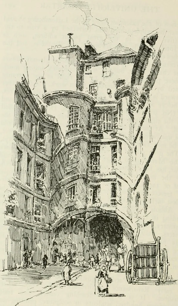 An illustration from Paris and its story, by T. Okey; illustrated by Katherine Kimball & O. F. M. Ward, 1904, leaf 427