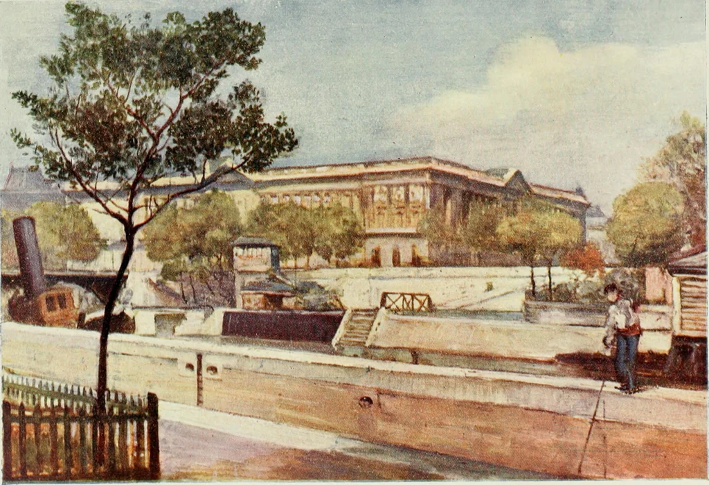 An illustration from Paris and its story, by T. Okey; illustrated by Katherine Kimball & O. F. M. Ward, 1904, leaf 429