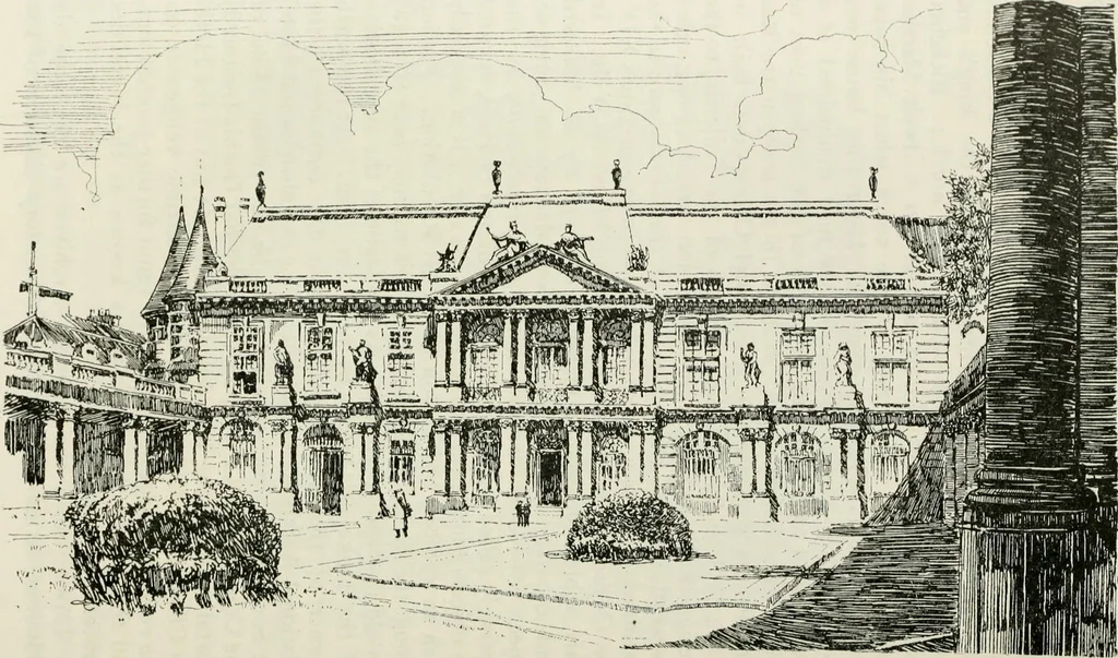 An illustration from Paris and its story, by T. Okey; illustrated by Katherine Kimball & O. F. M. Ward, 1904, leaf 435