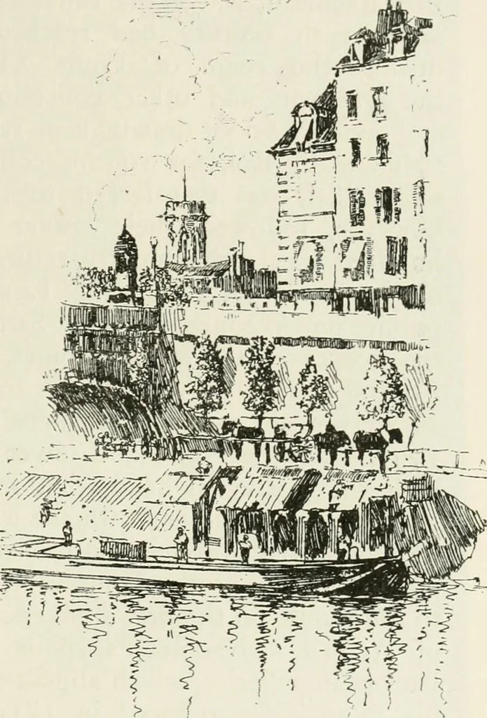 An illustration from Paris and its story, by T. Okey; illustrated by Katherine Kimball & O. F. M. Ward, 1904, leaf 446
