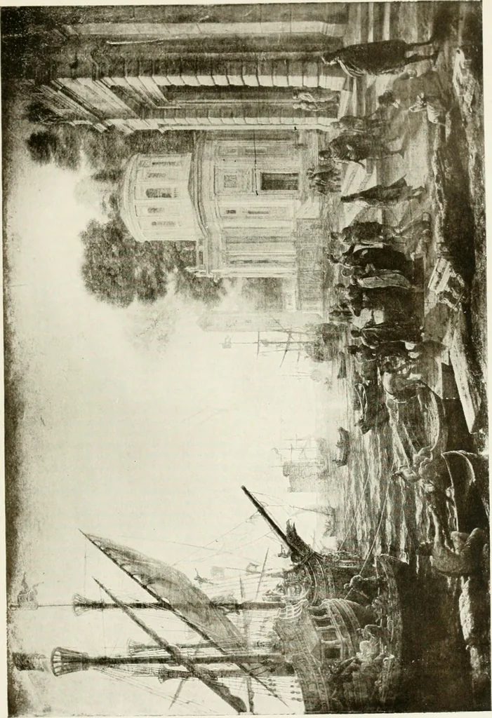 An illustration from Paris and its story, by T. Okey; illustrated by Katherine Kimball & O. F. M. Ward, 1904, leaf 470