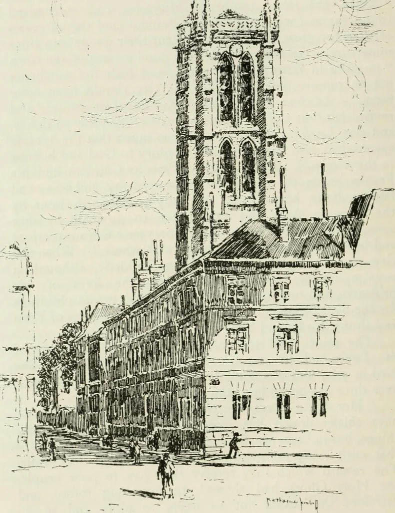 An illustration from Paris and its story, by T. Okey; illustrated by Katherine Kimball & O. F. M. Ward, 1904, leaf 49