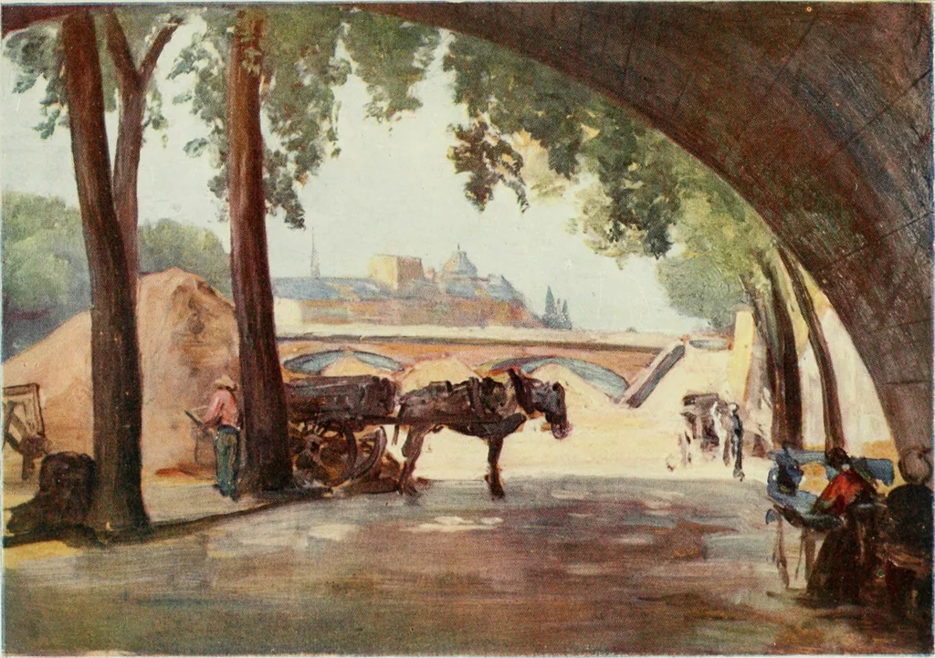 An illustration from Paris and its story, by T. Okey; illustrated by Katherine Kimball & O. F. M. Ward, 1904, leaf 77