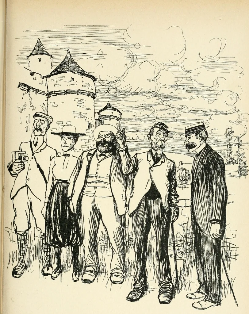 An illustration from Paris, province, étranger, 1906, leaf 190