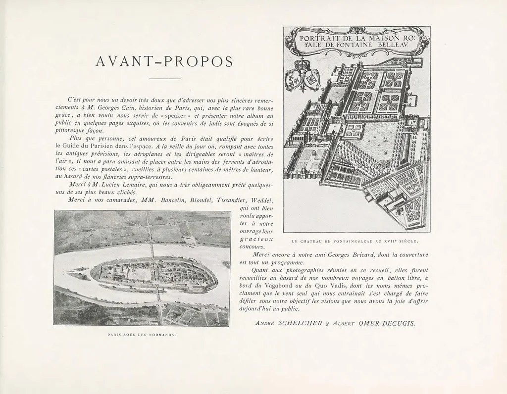 An illustration from Paris vu en ballon et ses environs, 1909, leaf 13