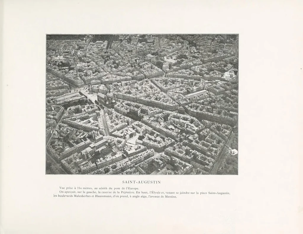 An illustration from Paris vu en ballon et ses environs, 1909, leaf 23