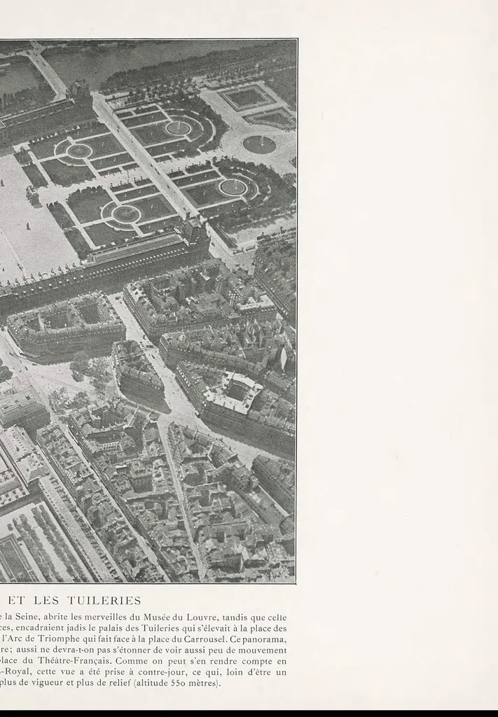 An illustration from Paris vu en ballon et ses environs, 1909, leaf 35