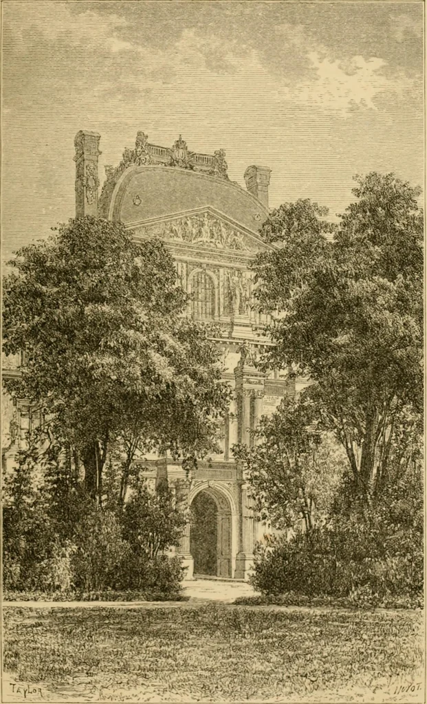 An illustration from The parks and gardens of Paris, considered in relation to the wants of other cities and of the public and private gardens; being notes on a study of Paris gardens, 1878, leaf 114