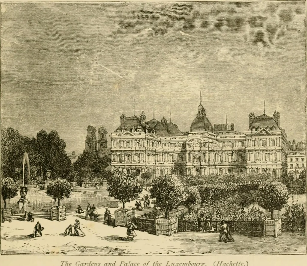 An illustration from The parks and gardens of Paris, considered in relation to the wants of other cities and of the public and private gardens; being notes on a study of Paris gardens, 1878, leaf 132