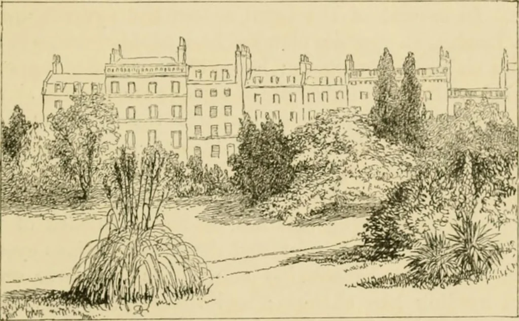 An illustration from The parks and gardens of Paris, considered in relation to the wants of other cities and of the public and private gardens; being notes on a study of Paris gardens, 1878, leaf 158