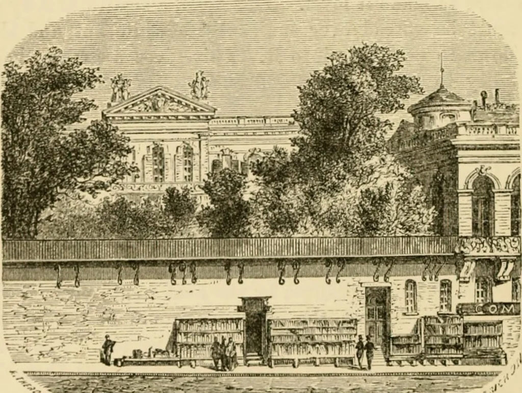 An illustration from The parks and gardens of Paris, considered in relation to the wants of other cities and of the public and private gardens; being notes on a study of Paris gardens, 1878, leaf 185