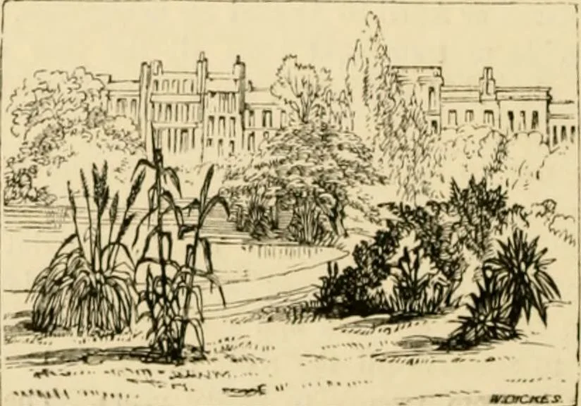 An illustration from The parks and gardens of Paris, considered in relation to the wants of other cities and of the public and private gardens; being notes on a study of Paris gardens, 1878, leaf 201