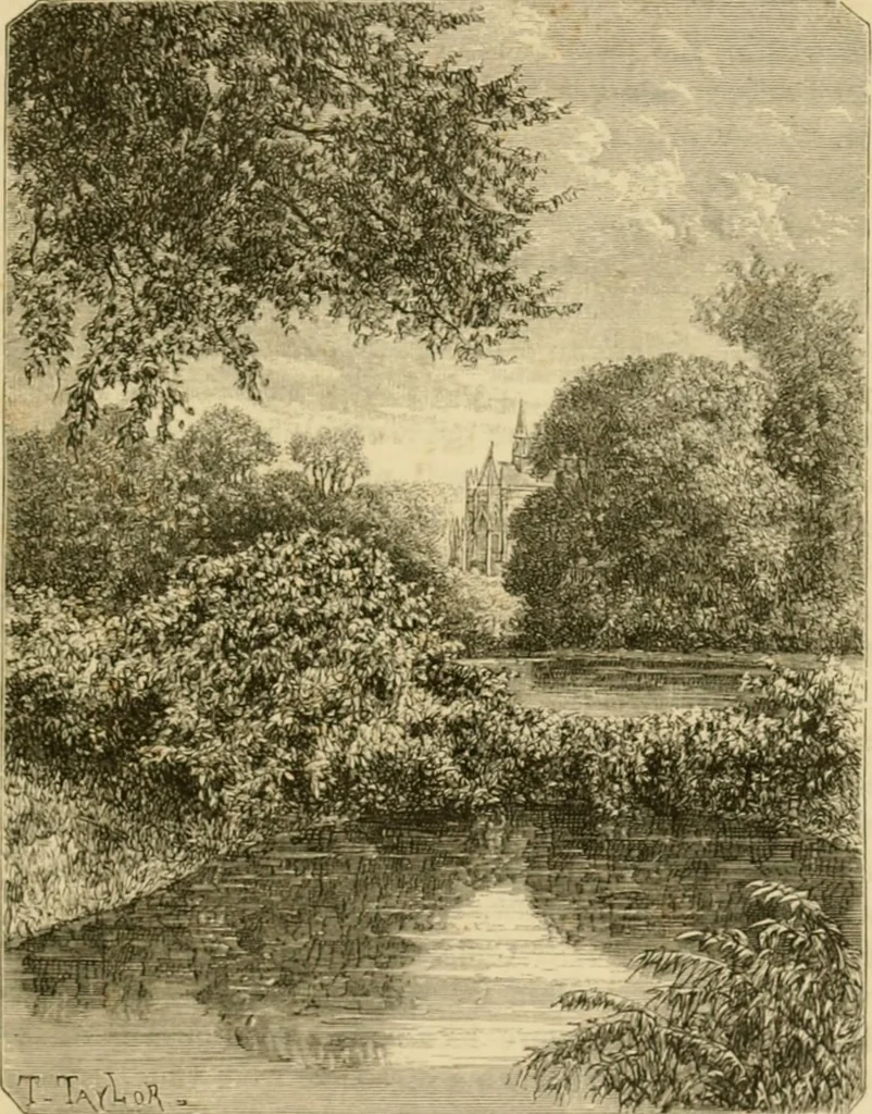 An illustration from The parks and gardens of Paris, considered in relation to the wants of other cities and of the public and private gardens; being notes on a study of Paris gardens, 1878, leaf 212