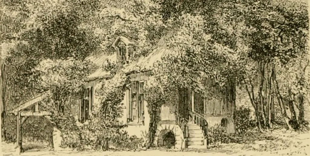 An illustration from The parks and gardens of Paris, considered in relation to the wants of other cities and of the public and private gardens; being notes on a study of Paris gardens, 1878, leaf 249