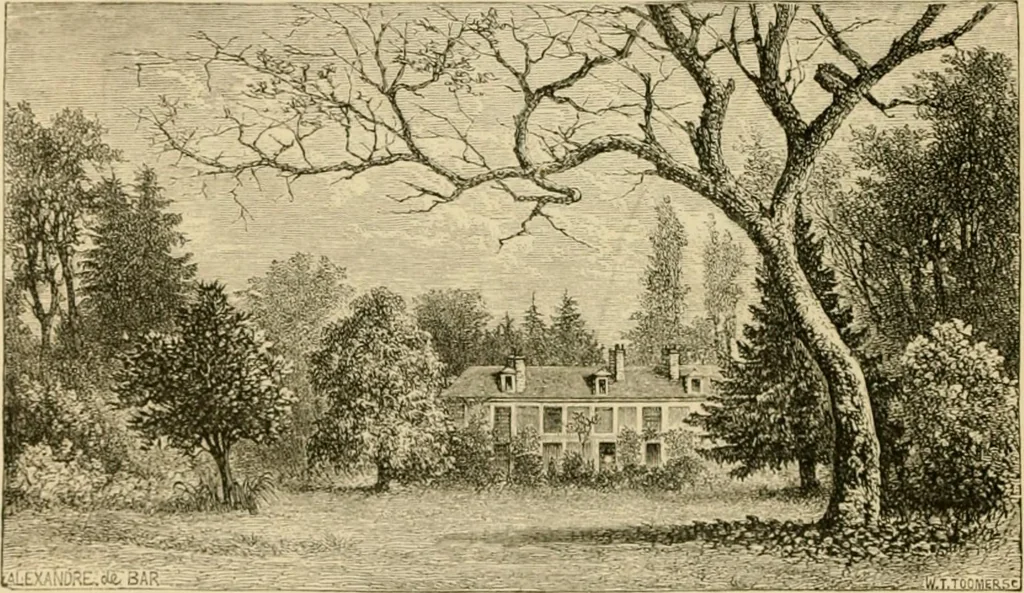 An illustration from The parks and gardens of Paris, considered in relation to the wants of other cities and of the public and private gardens; being notes on a study of Paris gardens, 1878, leaf 251