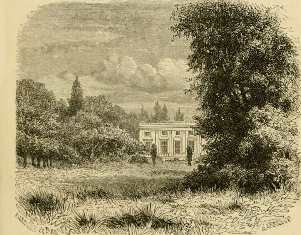An illustration from The parks and gardens of Paris, considered in relation to the wants of other cities and of the public and private gardens; being notes on a study of Paris gardens, 1878, leaf 254
