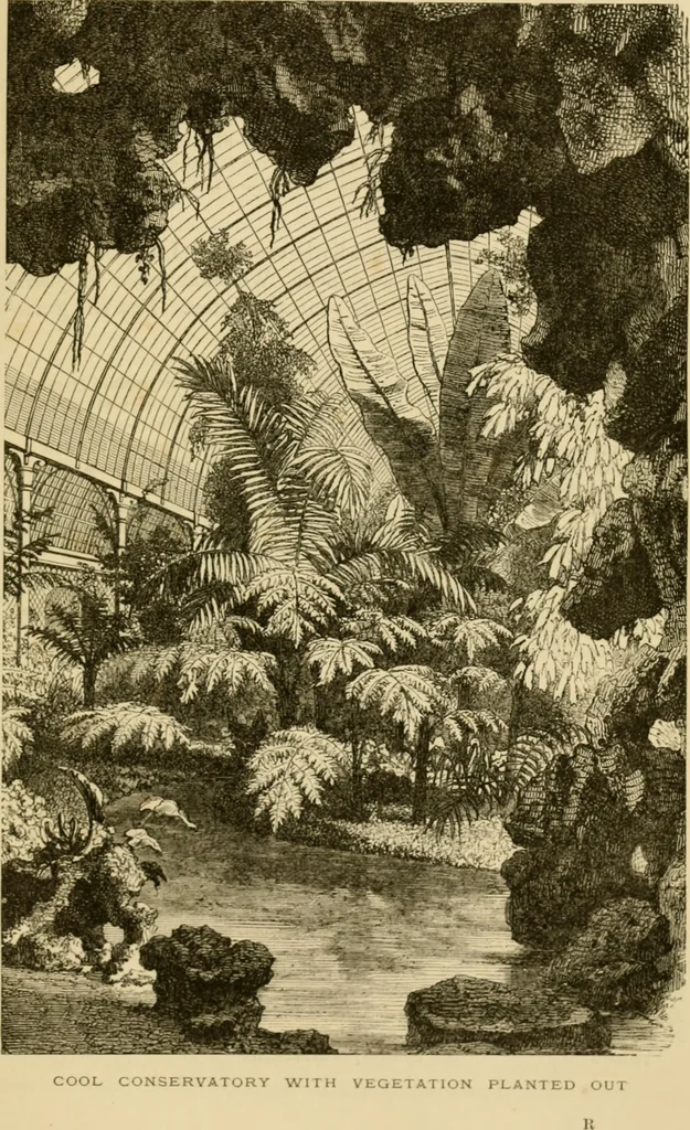 An illustration from The parks and gardens of Paris, considered in relation to the wants of other cities and of the public and private gardens; being notes on a study of Paris gardens, 1878, leaf 284
