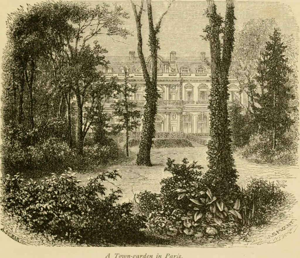 An illustration from The parks and gardens of Paris, considered in relation to the wants of other cities and of the public and private gardens; being notes on a study of Paris gardens, 1878, leaf 298