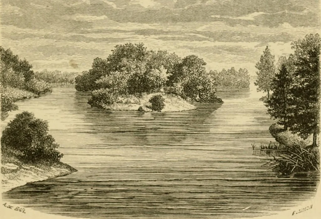 An illustration from The parks and gardens of Paris, considered in relation to the wants of other cities and of the public and private gardens; being notes on a study of Paris gardens, 1878, leaf 32