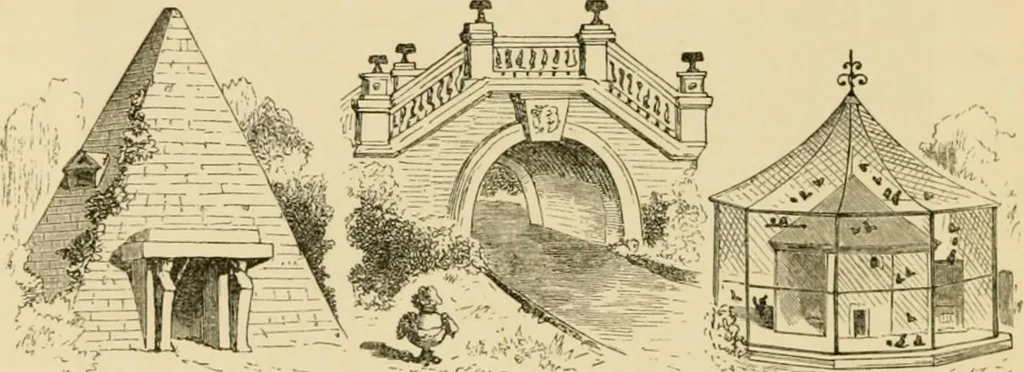 An illustration from The parks and gardens of Paris, considered in relation to the wants of other cities and of the public and private gardens; being notes on a study of Paris gardens, 1878, leaf 73