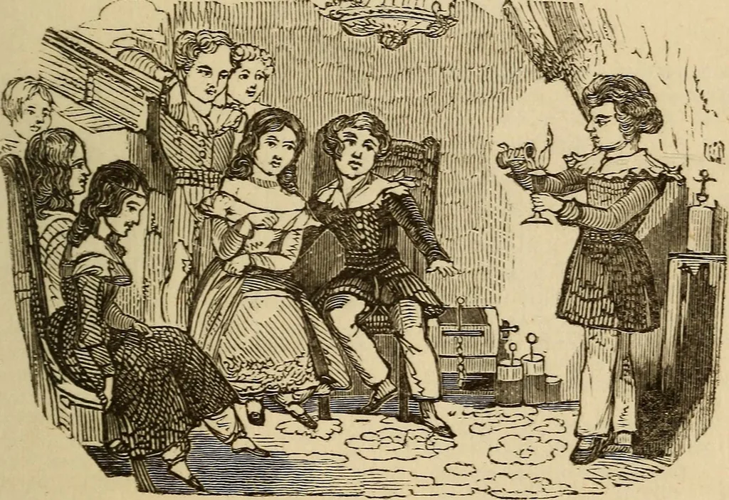 An illustration from Parlour magic, 1838, leaf 12