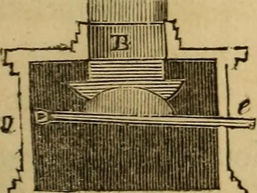 An illustration from Parlour magic, 1838, leaf 136