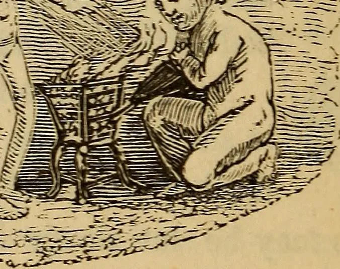 An illustration from Parlour magic, 1838, leaf 143