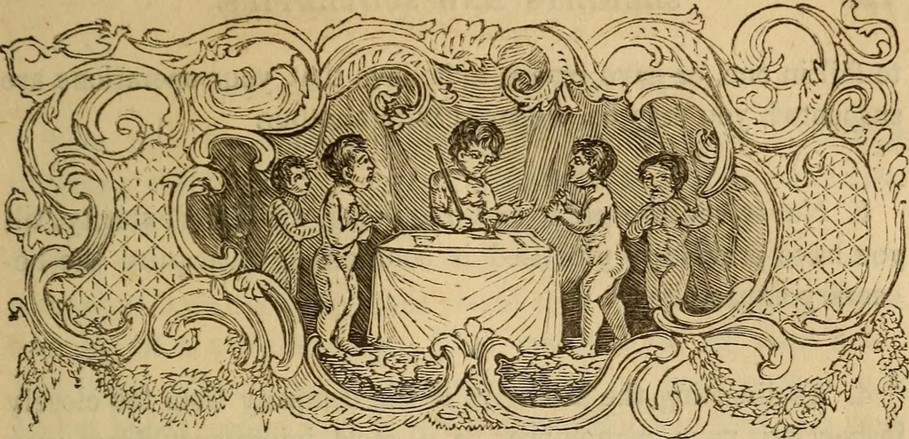 An illustration from Parlour magic, 1838, leaf 146