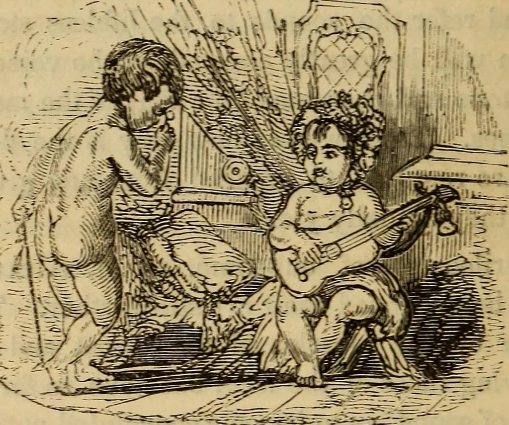 An illustration from Parlour magic, 1838, leaf 71