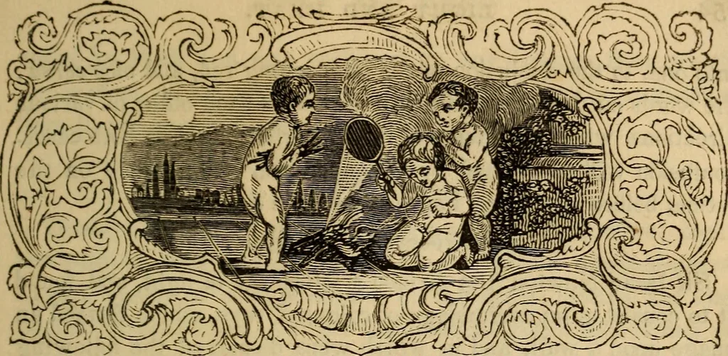 An illustration from Parlour magic, 1838, leaf 74