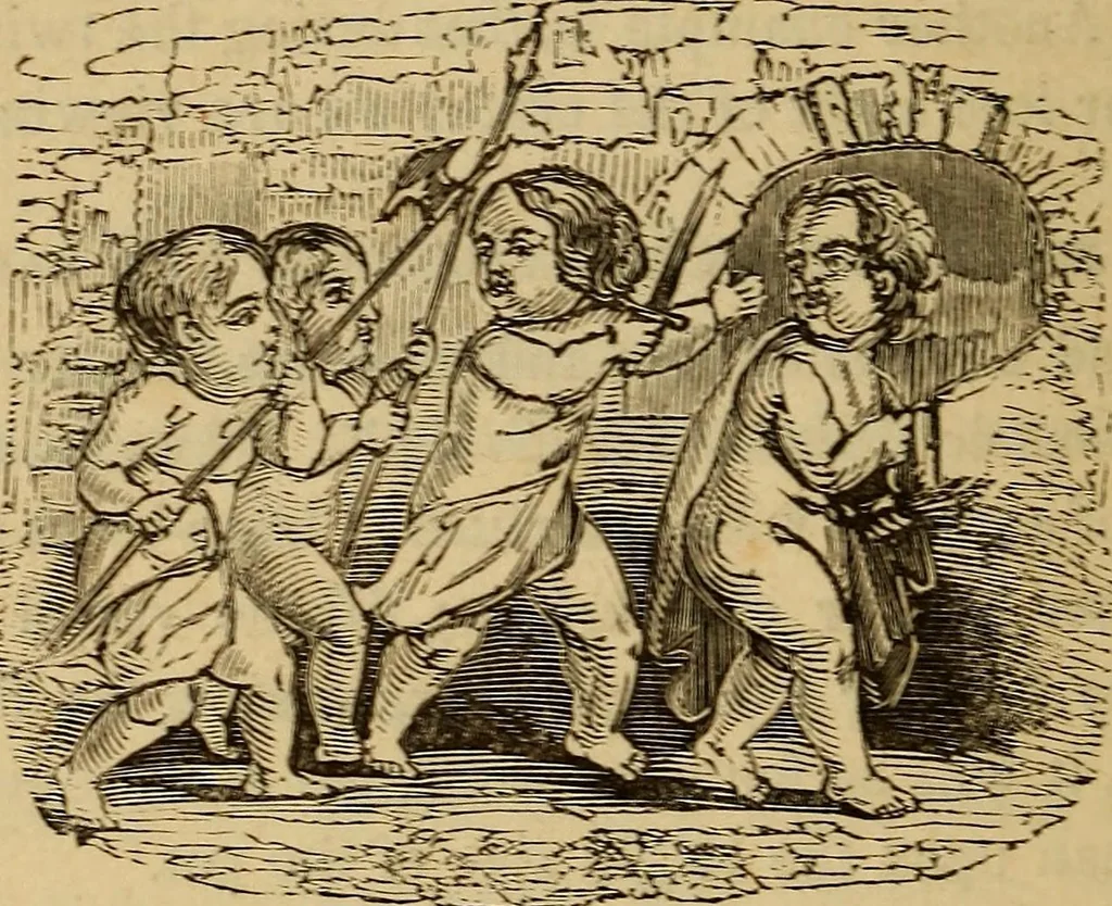 An illustration from Parlour magic, 1838, leaf 93