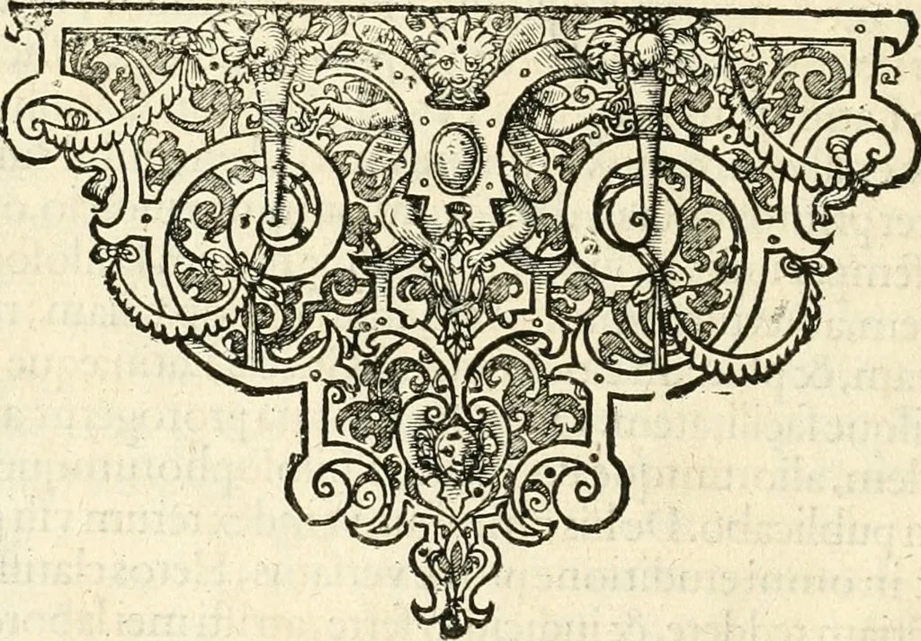 An illustration from Parnassvs cum imaginibus mvsarvm deorumq[ue] praesidum Hippocrenes : omnia depicta sunt, & distichis latinis illustrata, 1601, leaf 19